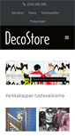 Mobile Screenshot of decostore.fi